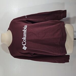 Columbia Women's Maroon Logo Fleece  Sweatshirt XLarge